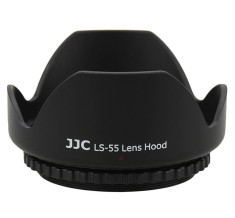 JJC LS-55 Parasolar tip petala pe filet 55mm pentru zoom standard foto