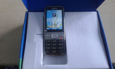 Nokia C5-00 La Cutie ,Culoare Gri/Argintie,Bluetooth, Gps, Poze reale. foto