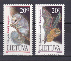 Lituania 1994 fauna MI 506-507 MNH w17 foto