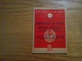 DECRET pentru ARBITRAJUL DE STAT Normele Generale - Editura de Stat, 1950, 29p