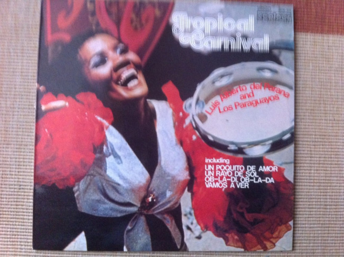 Luis Alberto Del Parana los Paraguayos Tropical carnival disc vinyl latino VG+