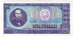 Bancnota 100 lei 1966 XF/a.UNC foto