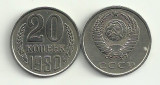 RUSIA URSS 20 COPEICI KOPEEK 1980 [1] livrare in cartonas, Europa, Cupru-Nichel
