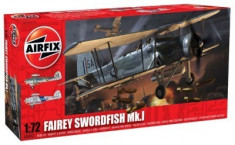 Kit constructie si pictura avion Fairey Swordfish Mk1 foto