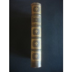 OUVRES DE PIERRE CORNEILLE {1857, dimensiune 27 x 19 cm, margini aurite}
