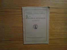 SPIRITISM SI METAPSIHISM - G. Marinescu - 1926, 65 p. foto