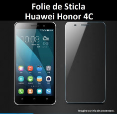 FOLIE de STICLA securizata Huawei Honor 4C ,0.33mm,2.5D,9H tempered glass foto