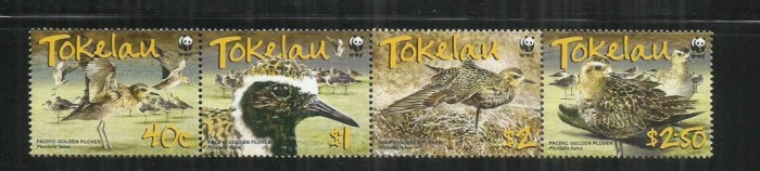 F 160 - PASARI TOKELAU - SERIE NESTAMPILATA