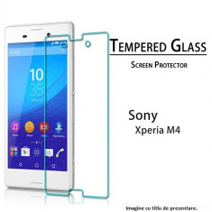 FOLIE de sticla Sony XPERIA M4 0.33mm,2.5D,9H tempered glass securizata antisoc foto