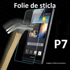 FOLIE STICLA securizata Huawei Ascend P7,0.33mm,2.5D,9H tempered glass antisoc foto