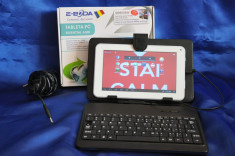 Tableta E-BODA A300. 7 inch MultiTouch + Tastatura, Husa. Accesorii. foto