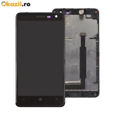LCD+Touchscreen cu Rama Nokia Lumia 625 black original foto