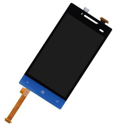 LCD+Touchscreen HTC Windows Phone 8S blue original foto