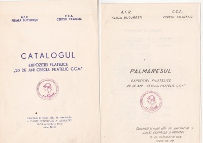 bnk div - CCA cercul numismatic - Catalog + palmares expozitie 1976 foto