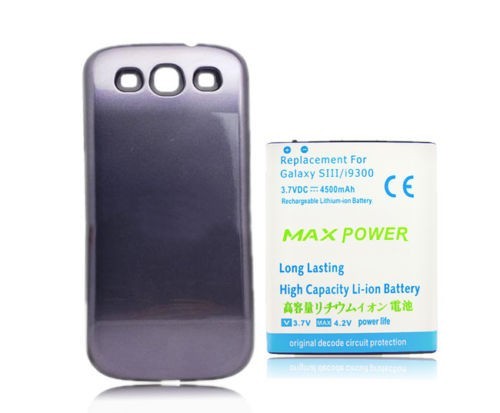 Baterie extinsa 4500mAh capac albastru Samsung Galaxy S3 i9300 neo, Li-ion  | Okazii.ro