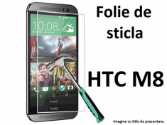 FOLIE de sticla HTC ONE M8 ,0.33mm,2.5D,9H tempered glass securizata foto