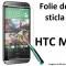 FOLIE de sticla HTC ONE M8 ,0.33mm,2.5D,9H tempered glass securizata