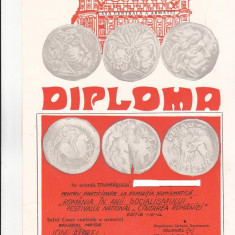 bnk div - Diploma CCA - Expozitia numismatica Romania in anii ...1979