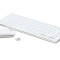 Kit tastatura si mouse Gembird KBS-P7-W White