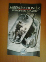 Manual - Medal of Honour - European assault - Playstation PS2 ( GameLand ) foto