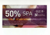 TICHET COLECTIE CUPON REDUCERE 50% SPA HOTEL PERLA BAILE 1 MAI , 2012