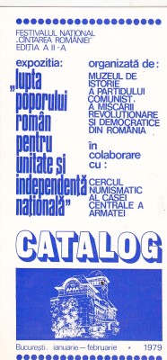 bnk div - CCA cercul numismatic - Catalog expozitie 1979 foto