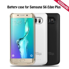 Baterie externa tip husa 4200mah Samsung Galaxy S6 Edge Plus - doar pe negru foto