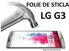 FOLIE de STICLA LG G3 ,0.33mm,2.5D,9H tempered glass securizat antisoc PROTECTIE foto