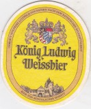 Suport de pahar / Biscuite KONIG LUDWIG WEISSBIER