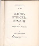 AL. PIRU - ISTORIA LITERATURII ROMANE I PERIOADA VECHE