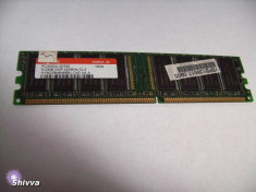 Memorie RAM DDR1 512MB 400 MHz CL3 Hynix Korea model HYMD564646B8J-D43 Testat foto