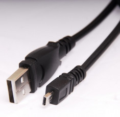 Cablu USB Olympus FE-20 FE-25 FE-26 FE-45 FE-46 FE-150 FE-160 FE-180 foto