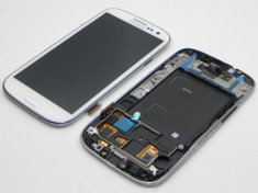 LCD+Touchscreen Samsung I9300I Galaxy S3 Neo/I9301I/I9308I white original foto