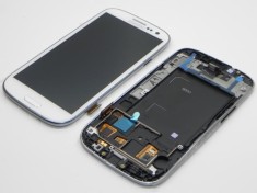 LCD+Touchscreen Samsung I9300I Galaxy S3 Neo/I9301I/I9308I white original foto