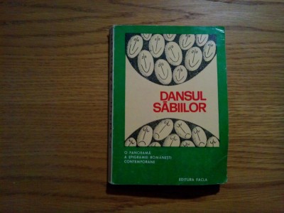 DANSUL SABIILOR - O Panorama a Epigramei Romanesti Contemporane - Ion Ariesanu, Ion Velican - OCTAVIAN BOUR (caricaturi) - Editura Facla, 1975, 173 p. foto