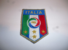 Ecuson brodat - Federatia de Fotbal din Italia foto