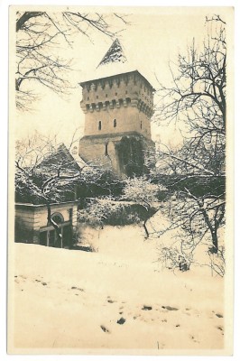 2100 - SIBIU - old postcard, real PHOTO - unused foto