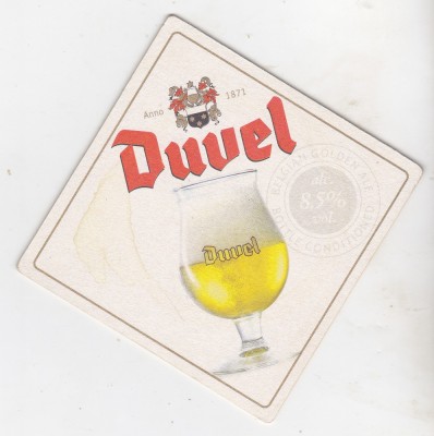 Suport de pahar / Biscuite DUVEL foto