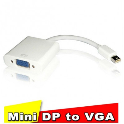 Adaptor Mini DisplayPort - VGA 1080p macbook thunderbolt convertor Full HD foto