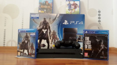 Playstation 4, Ps4,impecabil, 4 jocuri ps4 Cutie intacta ca la magazin foto