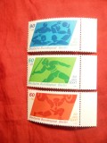 Serie - Sport - Ajutor 1980 RFG-Berlin , 3 val.