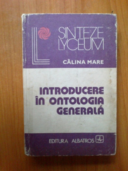 z2 Calina Mare - Introducere in ontologia generala