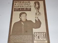 Revista SPORT - NR.2/ 1987(STEAUA Bucuresti castigatoarea Supercupei Europei) foto