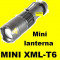 Lanterna LED CREE XML T6 ZOOM 10000W LUPA 5 Faze acumulator 3,7 V inc auto si ap