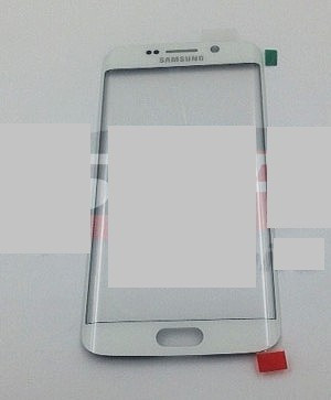 Geam Samsung Galaxy S6 edge SM-G925 alb original foto