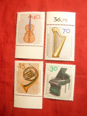 Serie - Instrumente Muzicale 1973 RFG , 4 val. foto
