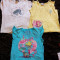Set- 2 tricouri cu maieu SUPER OFERTA, fetite, pentru 5-7 ani, ideale de joaca