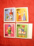 Serie - Papusi din lemn 1971 RFG , 4 val.