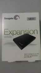 HDD SEAGATE Expansion STBX1500401 1.5TB USB 3.0 Negru foto