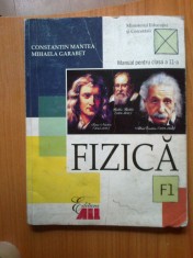 h3b Fizica F1 - manual pentru clasa a 11 a - Constantin Mantea